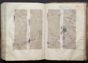 Il Messale di Gotha: Fol. 133v, Testo da Master of the Boqueteaux