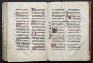 Il Messale di Gotha: Fol. 161r, Testo da Master of the Boqueteaux