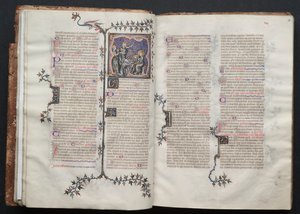 Il Messale di Gotha: Fol. 18r, Testo, c. 1375
