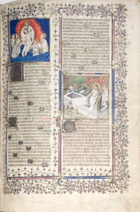 Il Messale di Gotha: Fol. 1r, Trinità e Resurrezione, c. 1375
