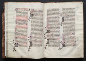 Il Messale di Gotha: Fol. 25r, Testo da Master of the Boqueteaux