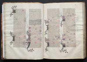 Il Messale di Gotha: Fol. 29r, Testo da Master of the Boqueteaux