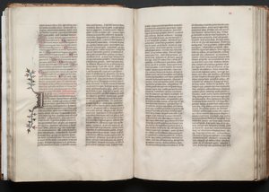Il Messale di Gotha: Fol. 52r, Testo da Master of the Boqueteaux