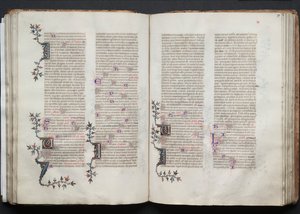 Il Messale di Gotha: Fol. 71r, Testo da Master of the Boqueteaux