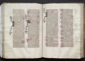Il Messale di Gotha: Fol. 73r, Testo da Master of the Boqueteaux