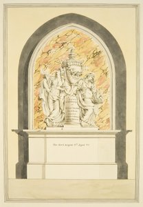 Tomba della signora Elizabeth Draper, morta nel 1835, nella Cattedrale di Bristol