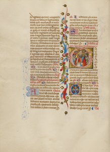 Iniziale G: Tutti i Santi da Master of the Brussels Initials