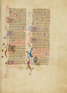 Iniziale P: San Giorgio; Iniziale P: San Marco da Master of the Brussels Initials