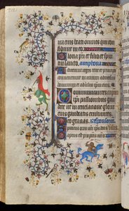 Ore di Carlo il Nobile, re di Navarra (1361-1425): fol. 171v, Testo da Master of the Brussels Initials and Associates