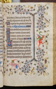 Ore di Carlo il Nobile, re di Navarra (1361-1425): fol. 172r, Testo da Master of the Brussels Initials and Associates