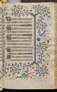 Ore di Carlo il Nobile, re di Navarra (1361-1425): fol. 251r, Testo da Master of the Brussels Initials and Associates