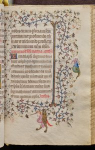 Ore di Carlo il Nobile, re di Navarra (1361-1425): fol. 270r, Testo da Master of the Brussels Initials and Associates