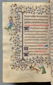 Ore di Carlo il Nobile, re di Navarra (1361-1425): fol. 273v, Testo da Master of the Brussels Initials and Associates