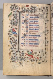 Ore di Carlo il Nobile, re di Navarra (1361-1425): fol. 3v, marzo da Master of the Brussels Initials and Associates