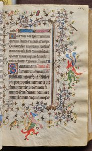 Ore di Carlo il Nobile, re di Navarra (1361-1425): fol. 51r, Testo da Master of the Brussels Initials and Associates