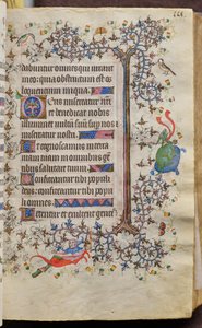 Ore di Carlo il Nobile, re di Navarra (1361-1425): fol. 58r, Testo da Master of the Brussels Initials and Associates