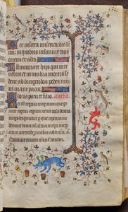 Ore di Carlo il Nobile, re di Navarra (1361-1425): fol. 66r, Testo da Master of the Brussels Initials and Associates