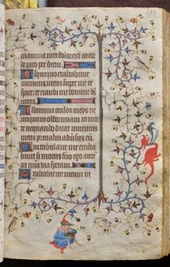 Ore di Carlo il Nobile, re di Navarra (1361-1425): fol. 97r, Testo da Master of the Brussels Initials and Associates