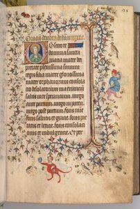 Ore di Carlo il Nobile, Re di Navarra: fol. 13r, Testo