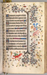 Ore di Carlo il Nobile, Re di Navarra 1361-1425: fol. 187r, Testo, c. 1405