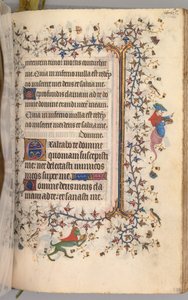 Ore di Carlo il Nobile, Re di Navarra 1361-1425: fol. 228r, Testo, c. 1405 da Master of the Brussels Initials and Associates