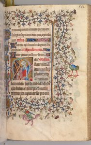 Ore di Carlo il Nobile, re di Navarra: fol. 265r, Sant