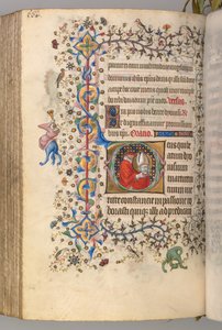 Ore di Carlo il Nobile, Re di Navarra 1361-1425, fol. 276v, San Dionigi da Master of the Brussels Initials and Associates