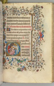 Ore di Carlo il Nobile, Re di Navarra 1361-1425, fol. 282r, San Tommaso à Becket, c. 1405 da Master of the Brussels Initials and Associates