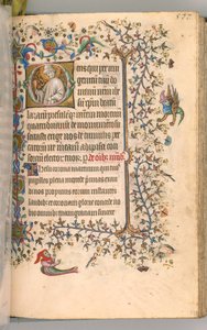 Ore di Carlo il Nobile, Re di Navarra, fol. 283r, San Lazzaro da Master of the Brussels Initials and Associates