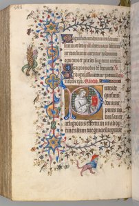 Ore di Carlo il Nobile, Re di Navarra 1361-1425, fol. 288v, St. Hervard, c. 1405