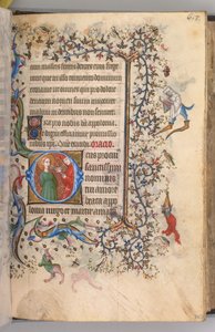 Ore di Carlo il Nobile, Re di Navarra 1361-1425, fol. 303r, Sant