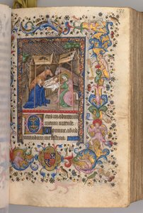 Ore di Carlo il Nobile, Re di Navarra 1361-1425: fol. 67r, Natività Prime, c. 1405