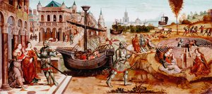 La storia di Teseo, metà del XV secolo da Master of the Cassoni