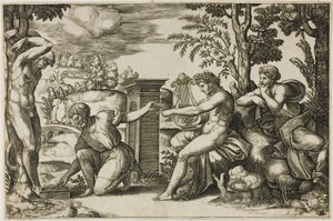 Apollo e Marsia da Master of the Die