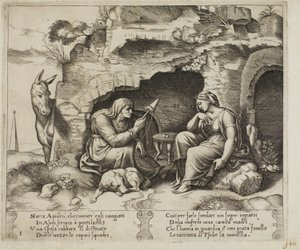 Apuleio trasformato in asino da Master of the Die