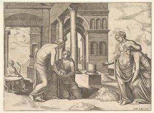 Venere ordina a Psiche di separare un mucchio di grano, dalla 