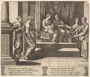 Tavola 3: Le due sorelle di Psiche sono sposate con re, da 