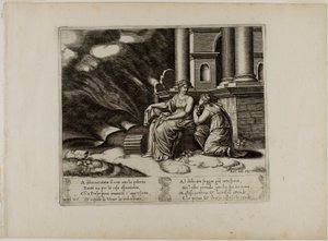 Proserpina dà a Psiche la scatola della bellezza