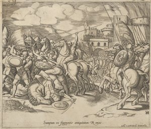 Speculum Romanae Magnificentiae: La vittoria di Scipione [su Siface]