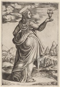 La Maddalena da Master of the Die after Follower of Raphael