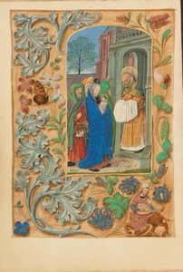 La presentazione al Tempio da Master of the Dresden Prayer Book