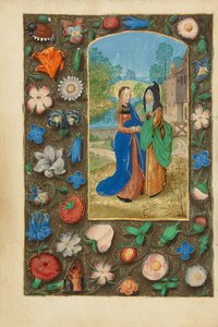 La visita da Master of the Dresden Prayer Book