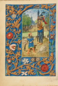 Davide e Golia, c.1480-85 da Master of the Dresden Prayer Books