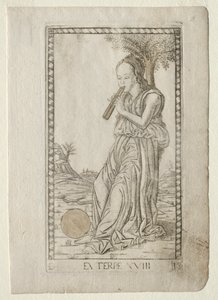 Euterpe (musica, poesia lirica) (dalla serie Tarocchi D: Apollo e le Muse, #18) da Master of the E Series Tarocchi