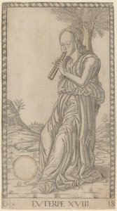 Euterpe da Master of the E Series Tarocchi
