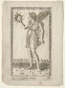 Genio del Sole dai Tarocchi, serie B: Principi Cosmici e Virtù, #31, prima del 1467