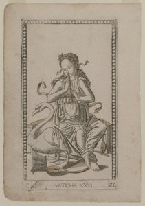 Musica dai Tarocchi, serie C: Arti Liberali, #26, prima del 1467 da Master of the E Series Tarocchi
