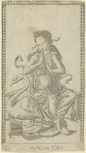 Musica, tavola 26 da Arti e Scienze da Master of the E Series Tarocchi