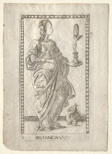 Prudenza (dalla serie Tarocchi, serie B: Principi Cosmici e Virtù, #35)