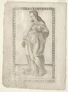 Temperanza (dalla serie Tarocchi B: Principi Cosmici e Virtù, #34) da Master of the E Series Tarocchi